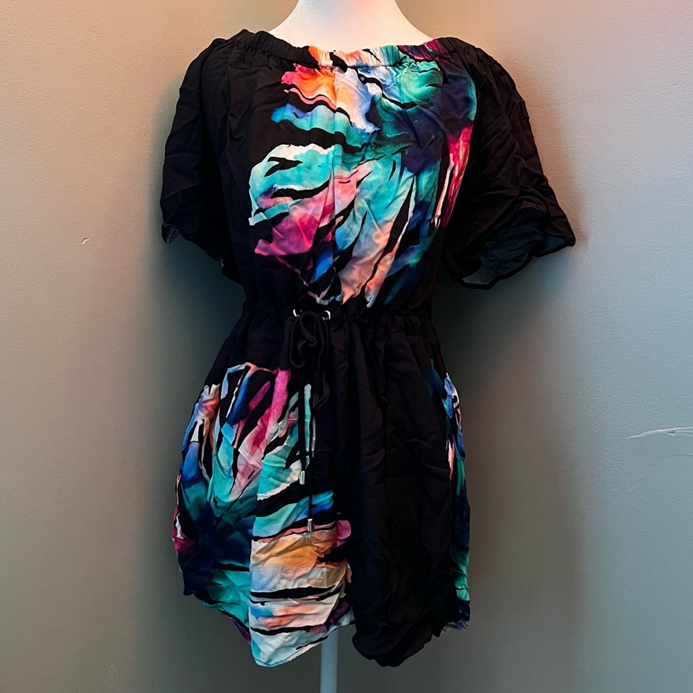 La Blanca Multicolor Swimsuit Cover-Up, Size Medium